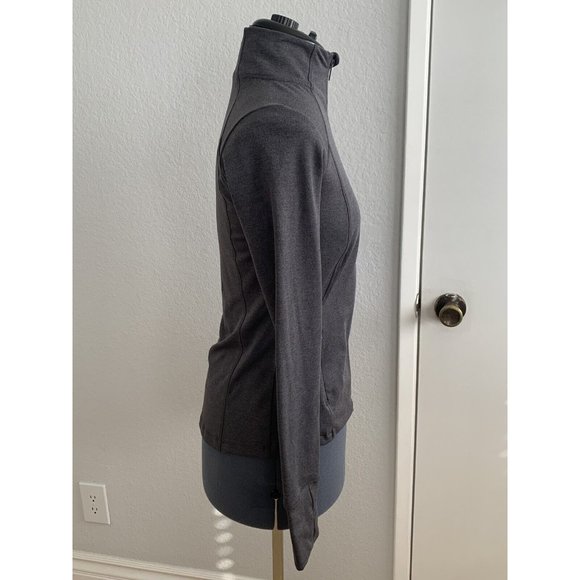 WOMEN'S All In Motion ZIP FRONT JACKET - DARK GRAY - XSMALL (127) NWOT - Picture 4 of 8
